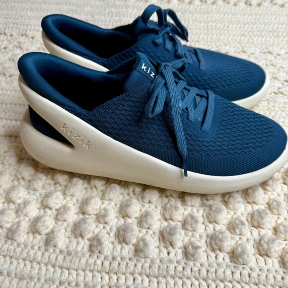 KIZIK Men's Size 8 Women's 10 Roamer Hands Free Knit Sneaker Shoes Tidepool Blue - Picture 14 of 16